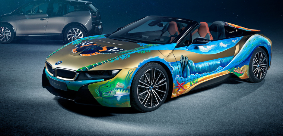 BMW i8 Roadster 4 elements: Umelecké dielo z Česka