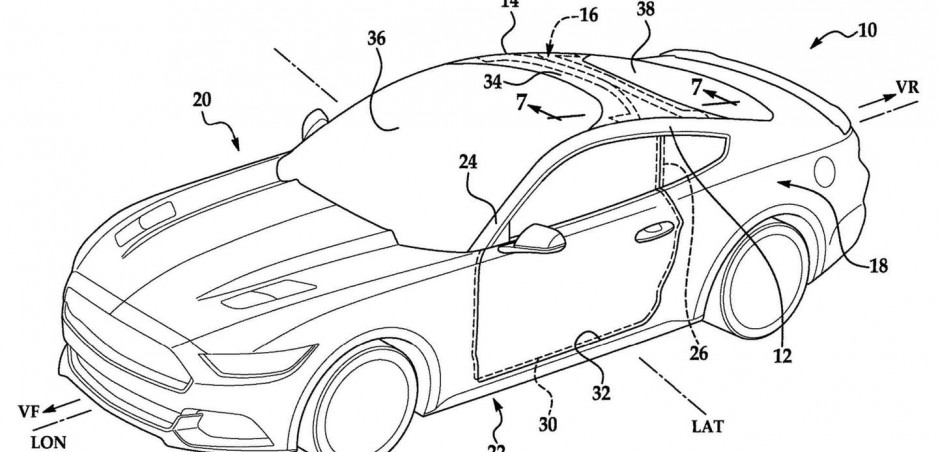 Ford si patentoval obrovské čelné sklo