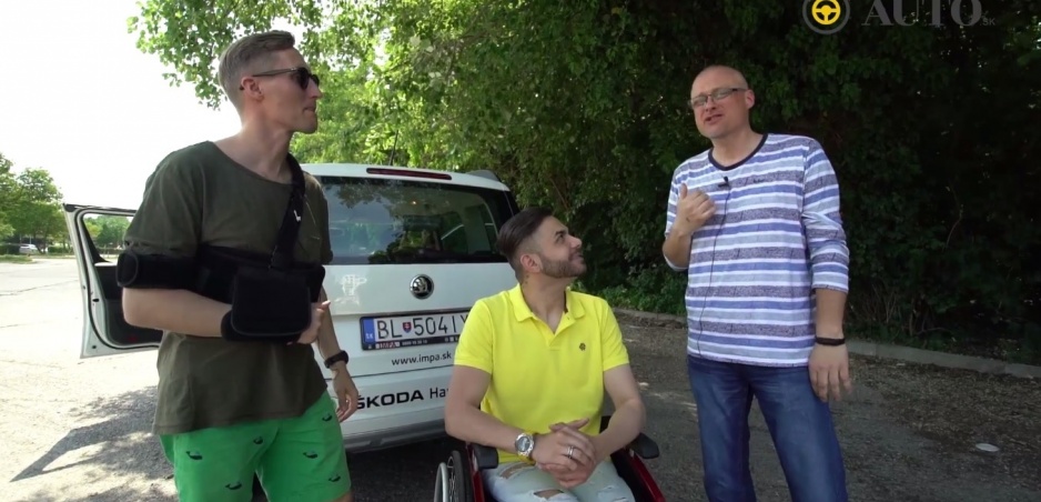 FUN TEST: Sajfa s Truhlíkom vyskúšali auto pre hendikepovaných