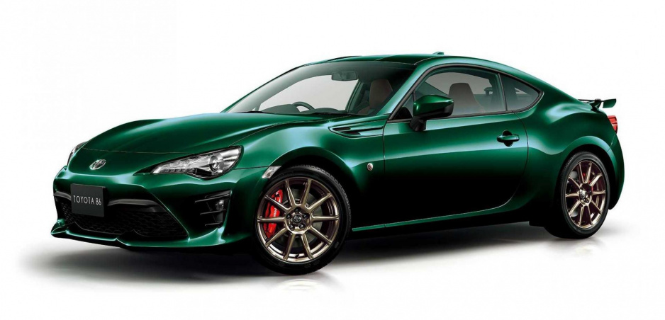 Limitovaná Toyota GT86 je odetá do farby British Racing Green a sekne jej to