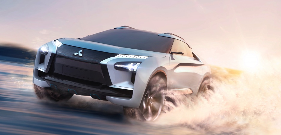 Mitsubishi e-Evolution Concept prevychová vodiča pomocou školenia