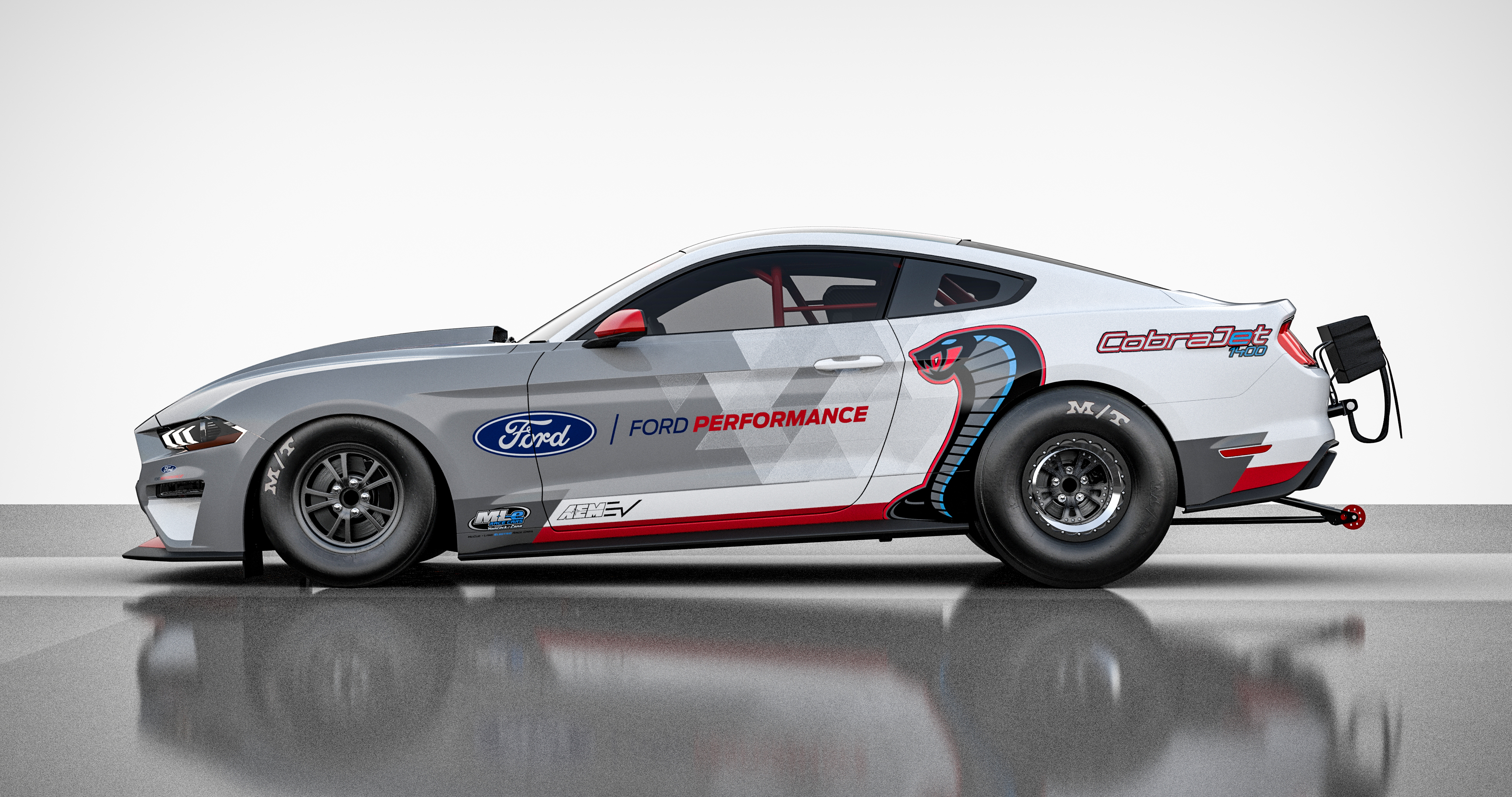 Mustang Cobra Jet 1400: Prvý prototyp čisto elektrického dragstera od Fordu