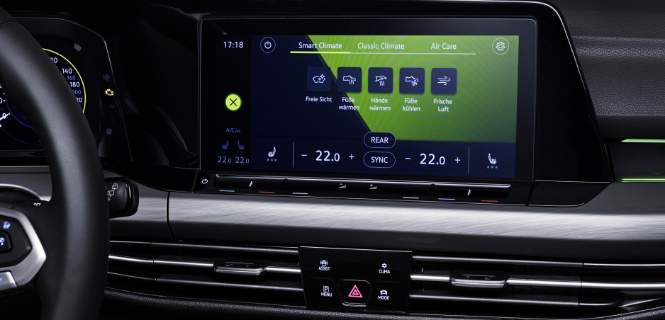 Nový VW Golf dostane klimatizáciu s funkciami Smart a hlasovým ovládaním