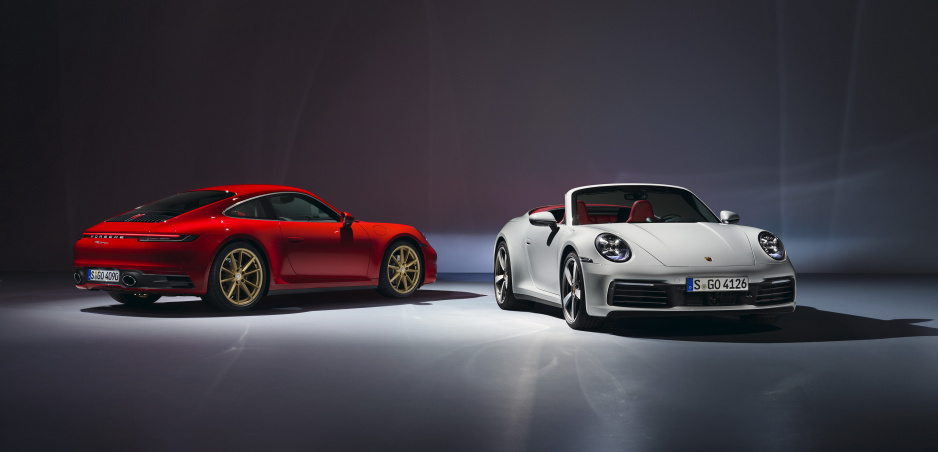 Porsche odhalilo najlacnejšie verzie 911 Carrera Coupé a Cabriolet