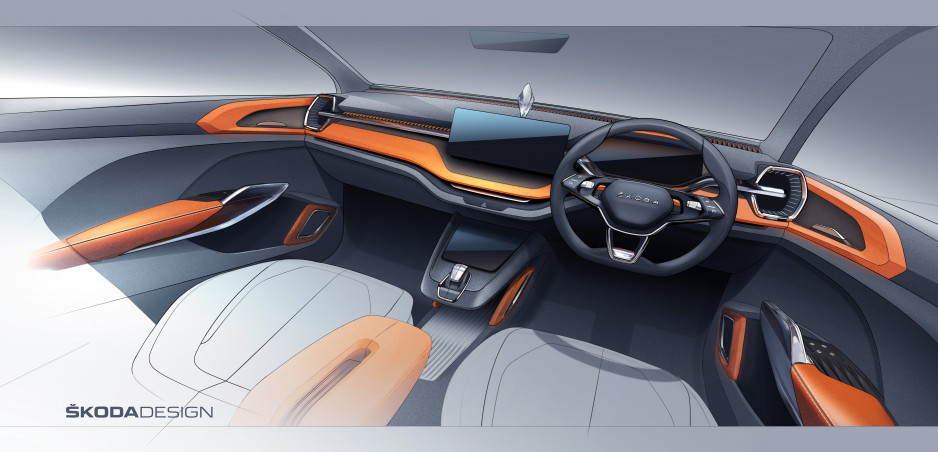 Škoda ukázala interiér konceptu Vision IN. Predznamenáva nové SUV pre Indiu