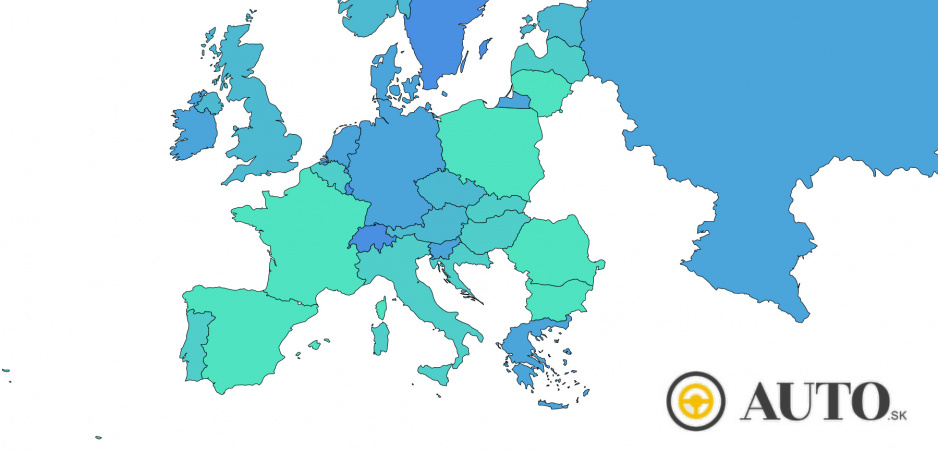 Slovenský vodič natankuje ročne iba 149 l benzínu, rekordérmi sú Luxemburčania (infografika)