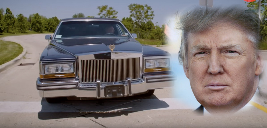 Takto vyzerala Trumpova stará limuzína. Je to vrchol gýča