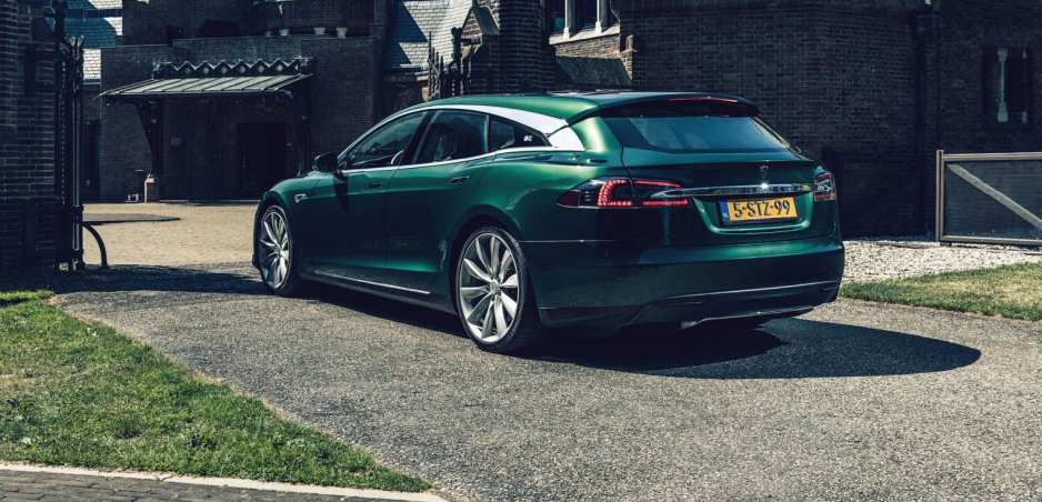 Tesla ako pohrebák, alebo elegantný Shooting Brake. Pre úpravcu RemetzCar žiadny problém