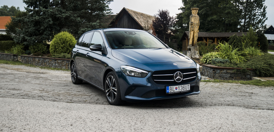 Test Mercedes triedy B 180 d: Praktické auto s nízkou spotrebou