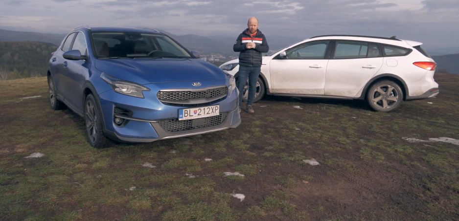 Test: Porovnali sme benzínovú Kiu XCEED a Ford Focus Active na rozbitých cestách