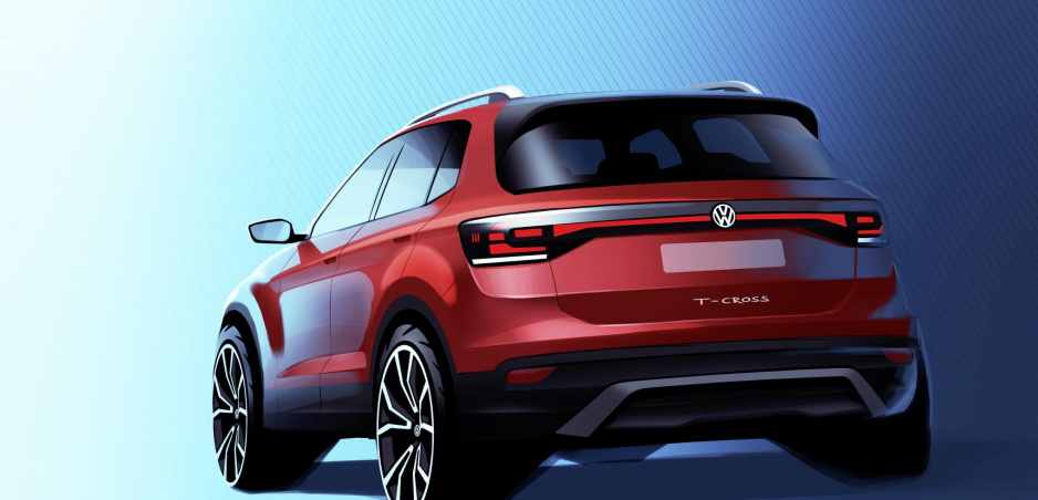 Volkswagen ukázal skicu nového crossoveru T-Cross