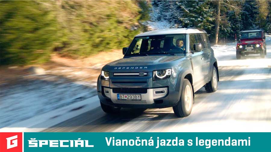 Vianočný test: Land Rover Defender D240 SE vs Defender 110 300 TDi