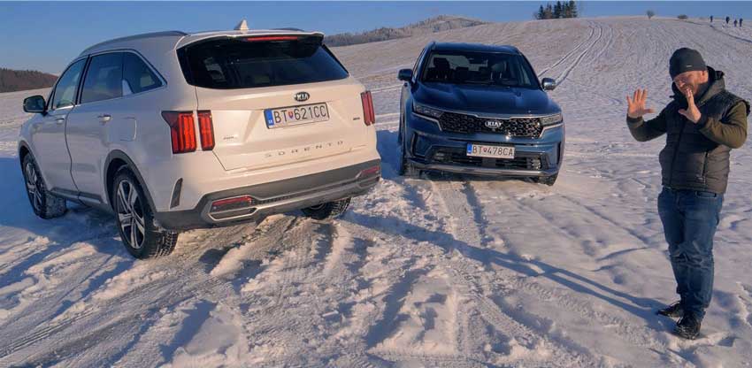 Test: Kia Sorento 2,2 CRDi 4WD vs 1,6 T-GDi HYBRID 4WD