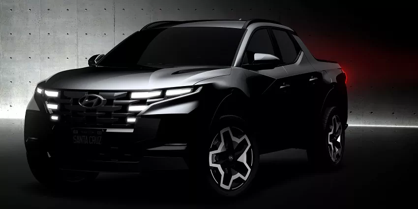 Hyundai predstaví pickup Santa Cruz so svetlami v štýle Tucsonu