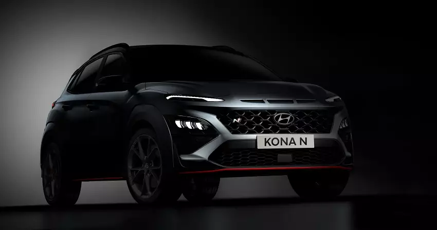 Ostrý Hyundai Kona N sa predstaví čoskoro aj s 8-stupňovou prevodovkou