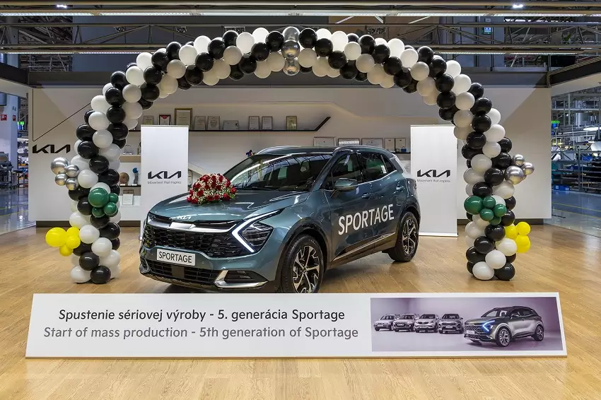 Kia spustila v Žiline výrobu nového Sportage