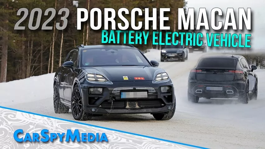 Elektrické Porsche Macan prichytené pri testoch
