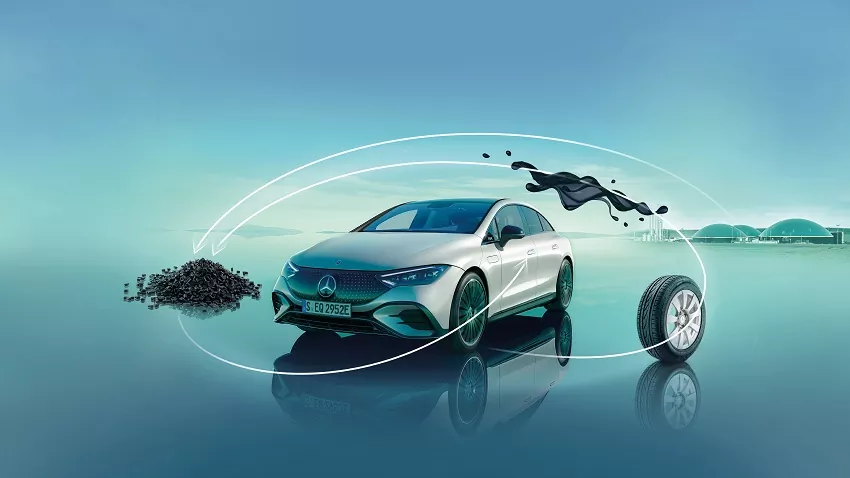 Od starých pneumatík po kľučku dverí: Mercedes uzatvára obeh materiálov