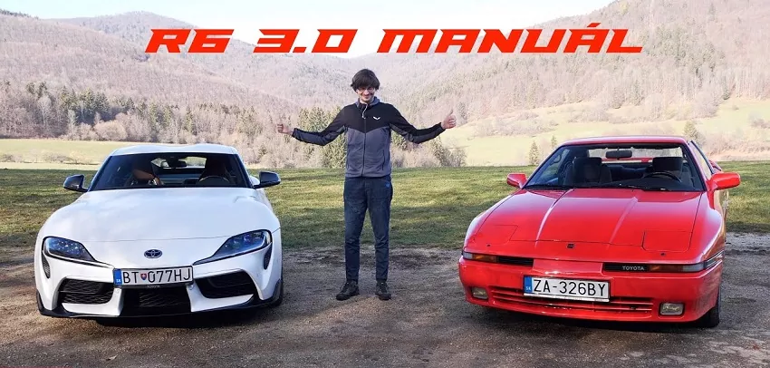 Test: Toyota GR Supra 3.0 M6 2022 vs 1987 Supra 3.0i Turbo MA70 Targa