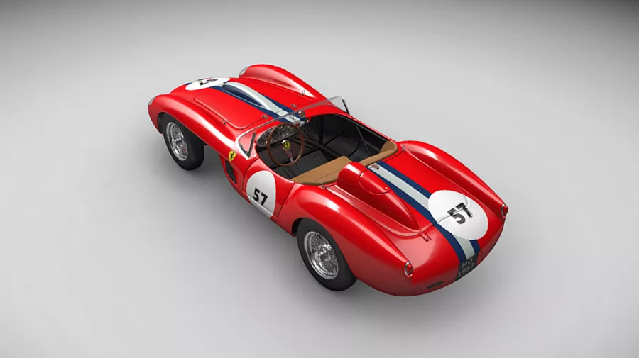 Ferrari 250 Testa Rossa prichádza ako zmenšený elektrický model