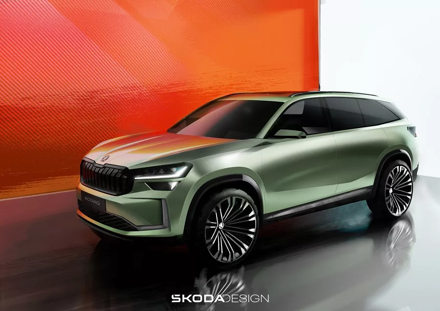 Škoda ukazuje nový Kodiaq na prvých obrázkoch