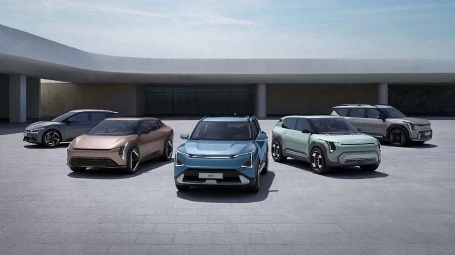Kia ukázala trojicu elektromobilov EV3, EV4 a EV5