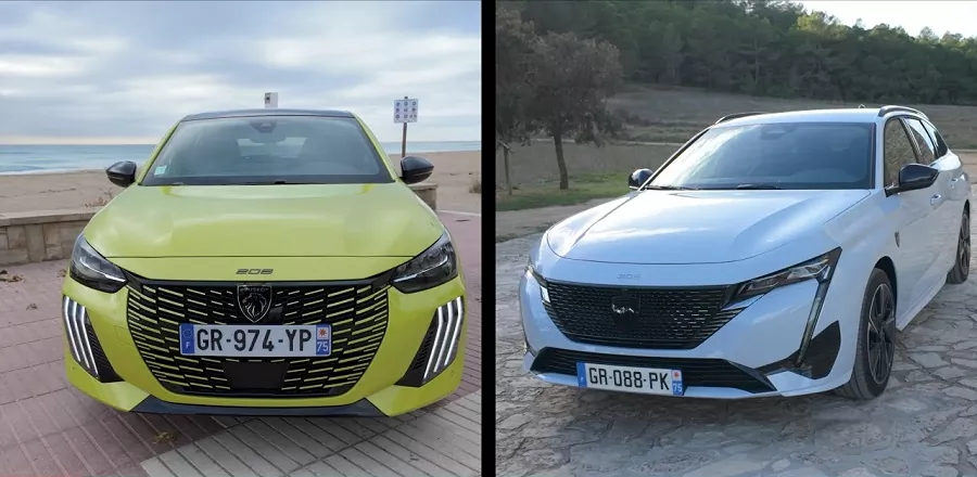 Prvá jazda: Peugeot e-308 vs e-208 (2024)