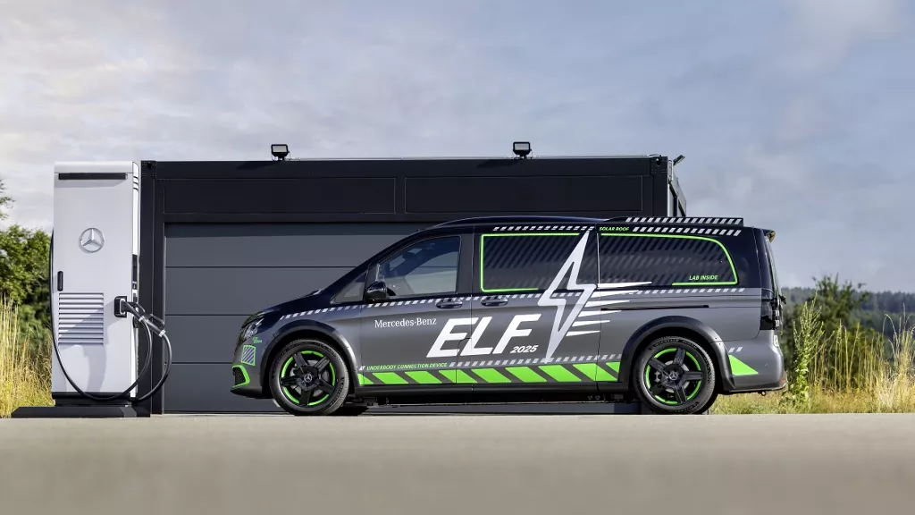 Mercedes-Benz ELF: experimentálny elektromobil posúva hranice rýchlonabíjania