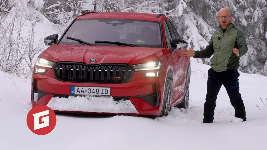 265 koní v mokrom snehu: Test Škody Kodiaq RS v reálnych zimných podmienkach