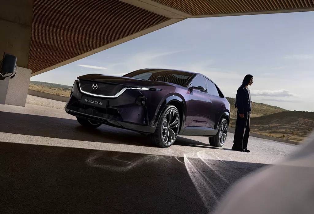 Mazda odhaľuje úplne novú elektrickú Mazda CX-6e