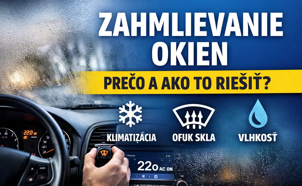 Prečo sa zahmlievajú okná v aute a ako tomu účinne zabrániť