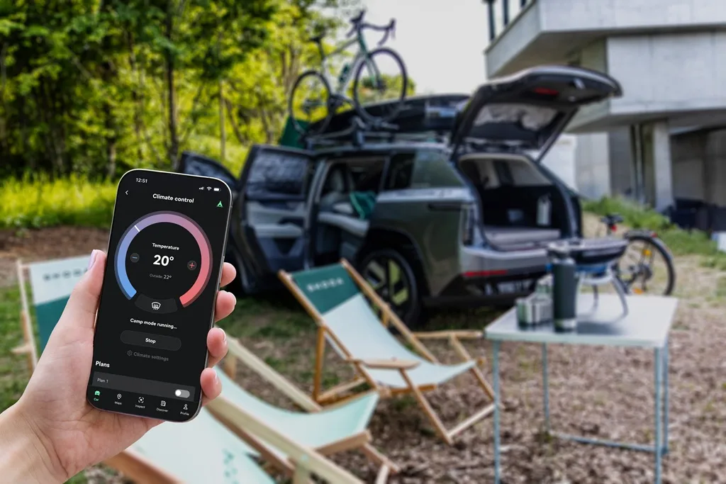 Škoda prináša Camp Mode do aplikácie MyŠkoda. Elektromobil poslúži aj ako pohodlné miesto na prenocovanie