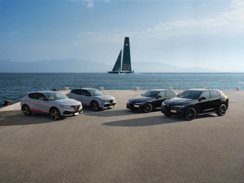 Alfa Romeo Edizione Luna Rossa spája autá so svetom America's Cup